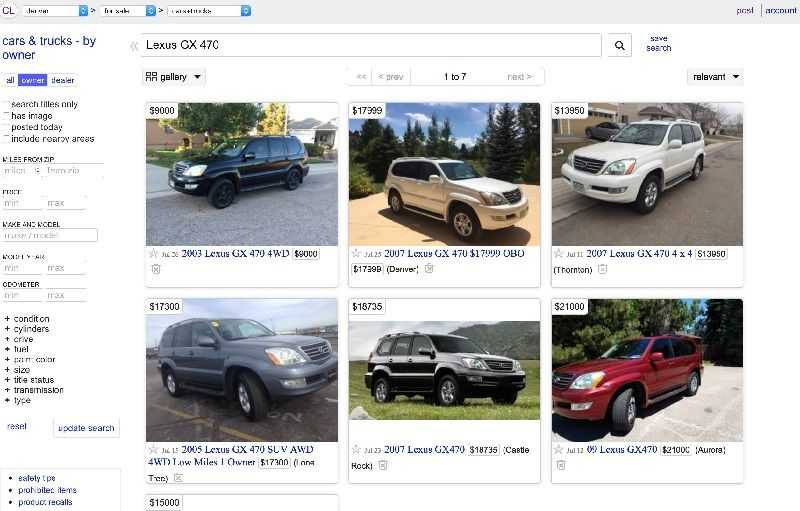 Free Cars Craigslist