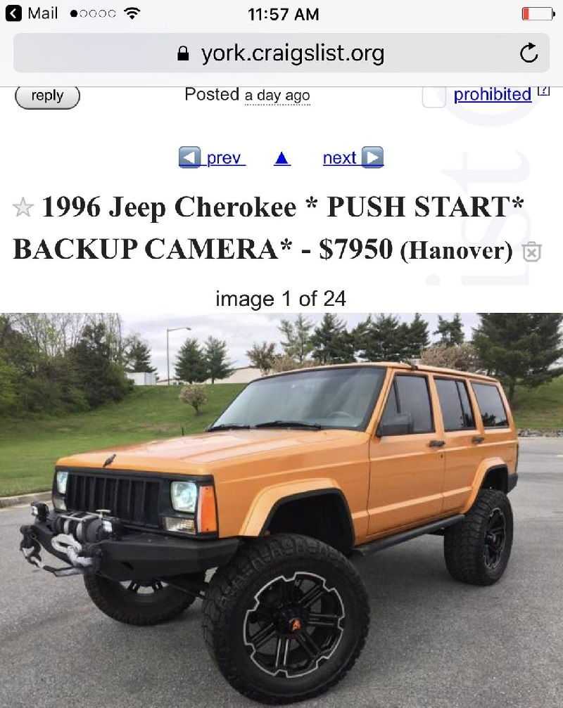 Jeeps for Sale Near Me Under $5,000 Craigslist