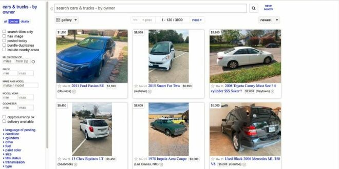 Cars for Sale by Owner Craigslist