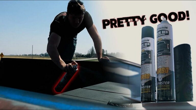 Rustoleum Turbo Can Bed Liner Waterproof, True or False?
