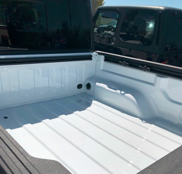 Raptor White Bed Liner Paint Job Cost, How Much? Trucks Brands