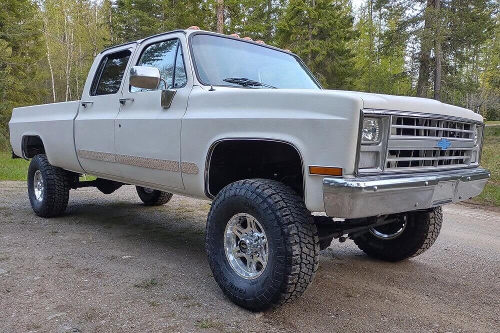 4 Door chevy square body for sale-1987 Chevrolet R30 Crew Cab