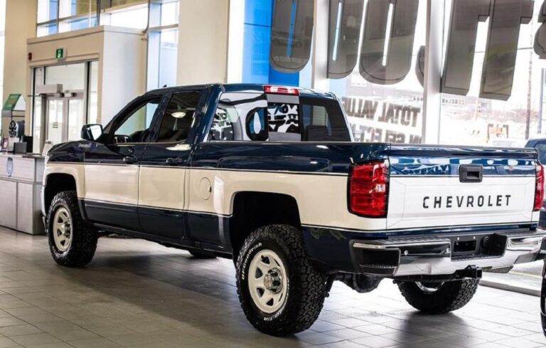 New Chevy Trucks With Old Style Paint