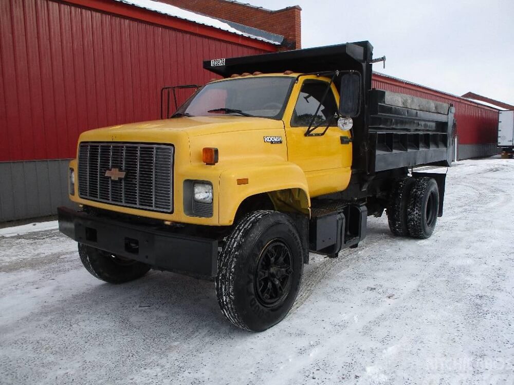 Single axle dump truck for sale on Craigslist - 1996 Chevrolet Kodiak C7 Dump Truck