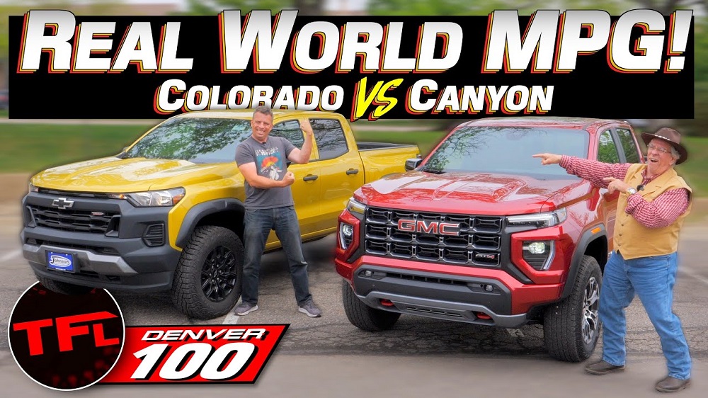 Fuel efficiency of Chevy colorado vs Gmc canyon