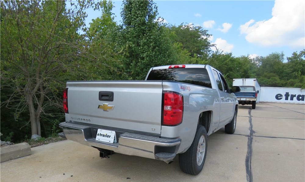 Trailer hitch on Chevrolet Silverado 1500 Diesel to enhance towing capacity