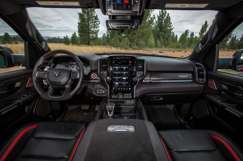 dodge ram hellcat truck interior