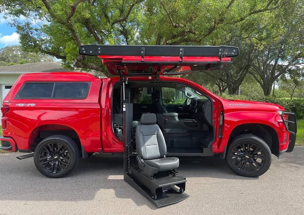 Used 2019 Chevrolet Silverado ATC Wheelchair Pickup Truck