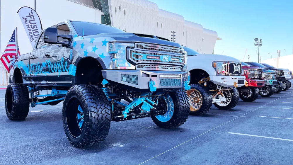 biggest trucks at SEMA show