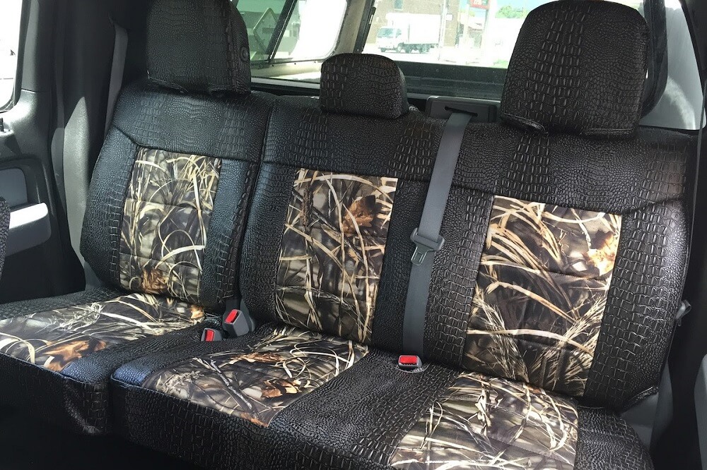 2014 Ford F150 trucks with Camo Seat Covers