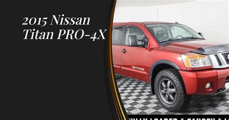 2015 Nissan Titan PRO-4X