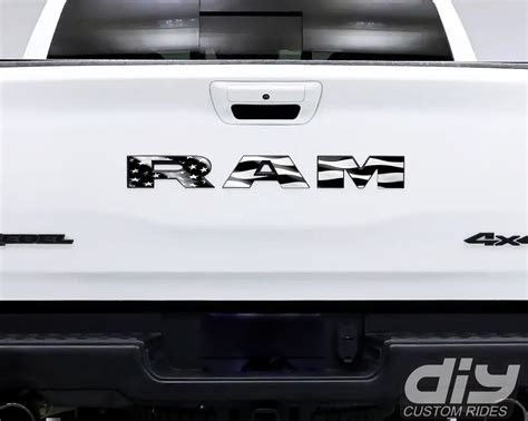2021 Ram 1500 Black Out Emblem Kit