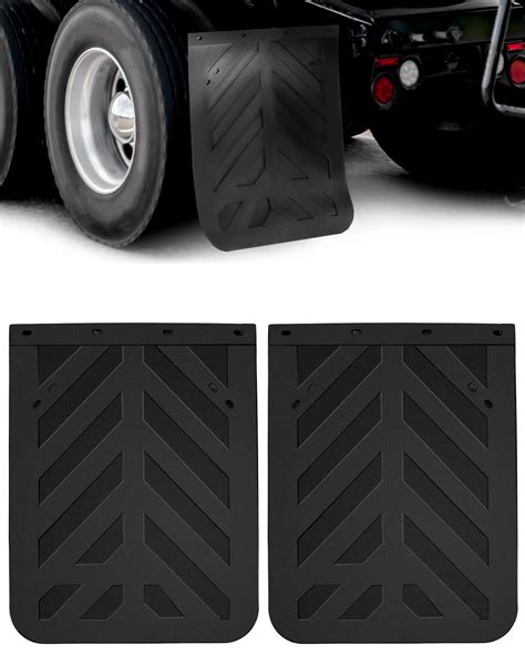 AutoCustoms 2019 Heavy-Duty Rubber Mud Guards for Dually Trucks