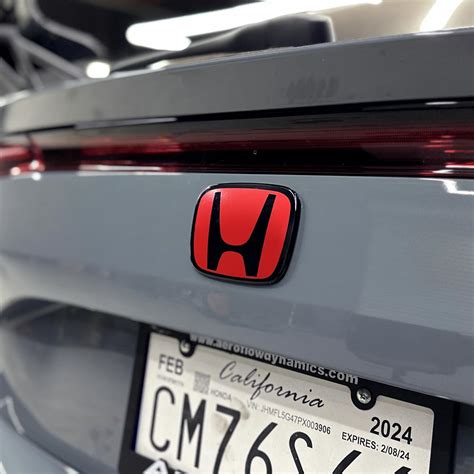 Black Out Emblem Overlay for 2022 Honda Civic