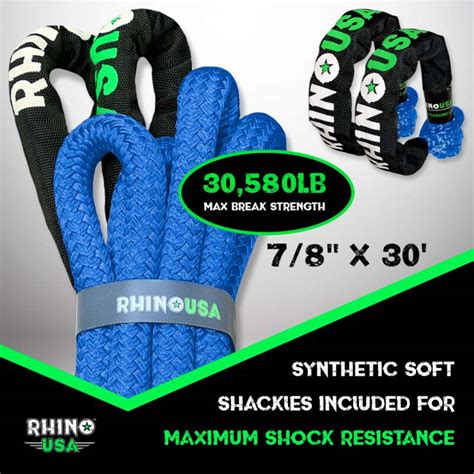 Blue Water Ropes Soft Shackle Recovery Kit