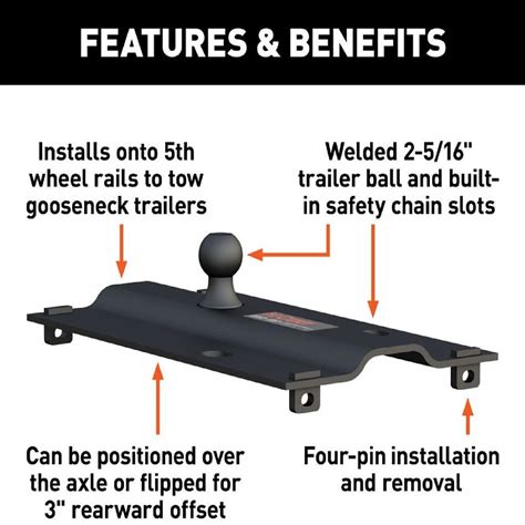 CURT 16055 Gooseneck Hitch Coupler