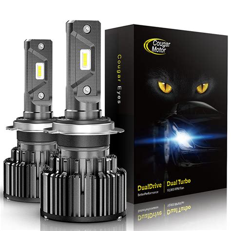 Cougar Motor H7 LED Headlight Bulbs 2023