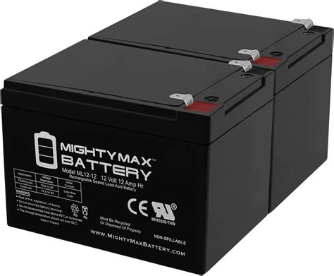 ExpertPower 12V 12Ah Rechargeable AGM Battery
