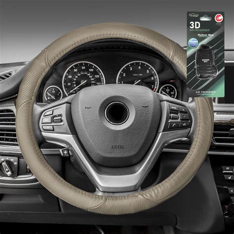 FH Group Leather Steering Wheel Cover