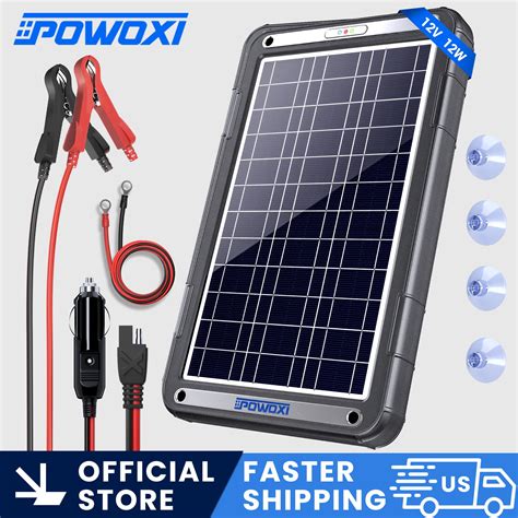 MOHOO 2021 Solar Trickle Charger 12W