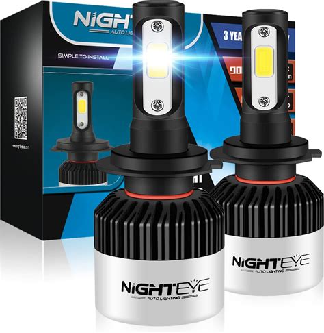 Nighteye H7 LED Headlight Bulbs 2019