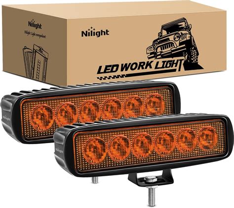 Nilight 2023 18W Spot Fog Lights