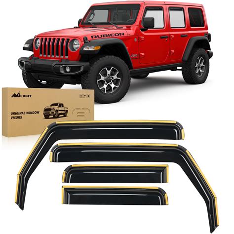 Omix-ADA 2021 - 2022 Jeep Gladiator Low-Profile Visors