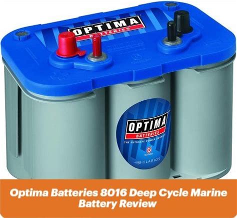 Optima Batteries 8016-103 D34M BlueTop Marine Battery