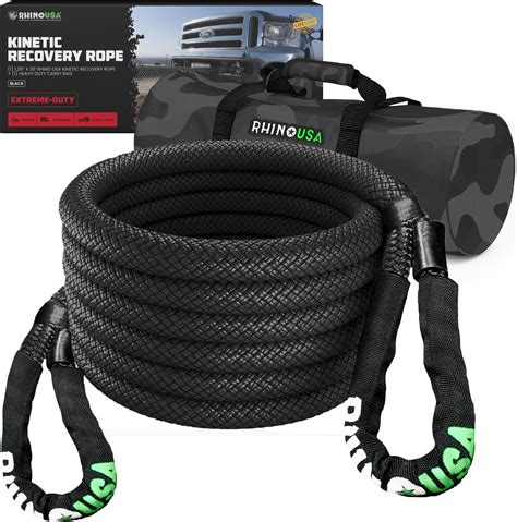 Rhino USA 2023 Heavy Duty Kinetic Recovery Rope 1 x 30