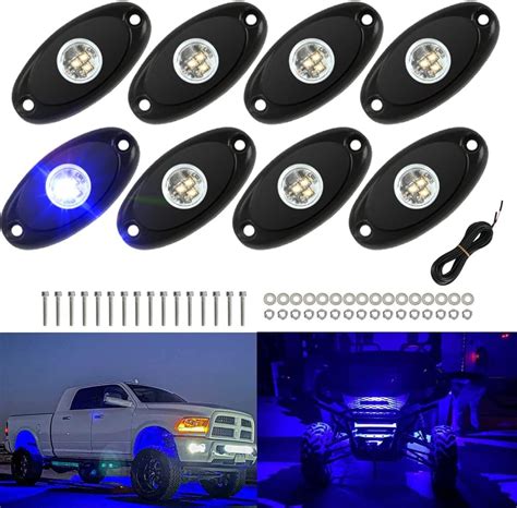 SUNPIE 8-Pod Rock Light Set