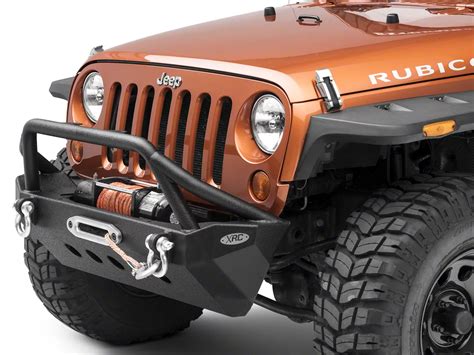 Durable Heavy Duty Steel Front Bumper with Winch Mount Features