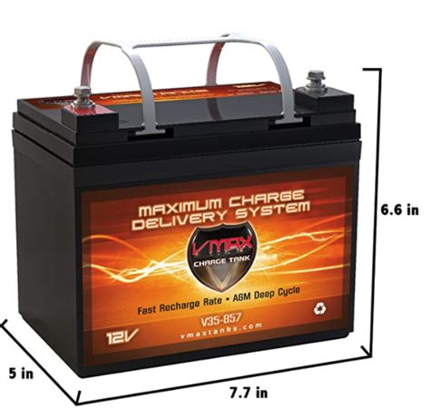 VMAXTANKS VMAX V35-857 12V 35Ah AGM Battery